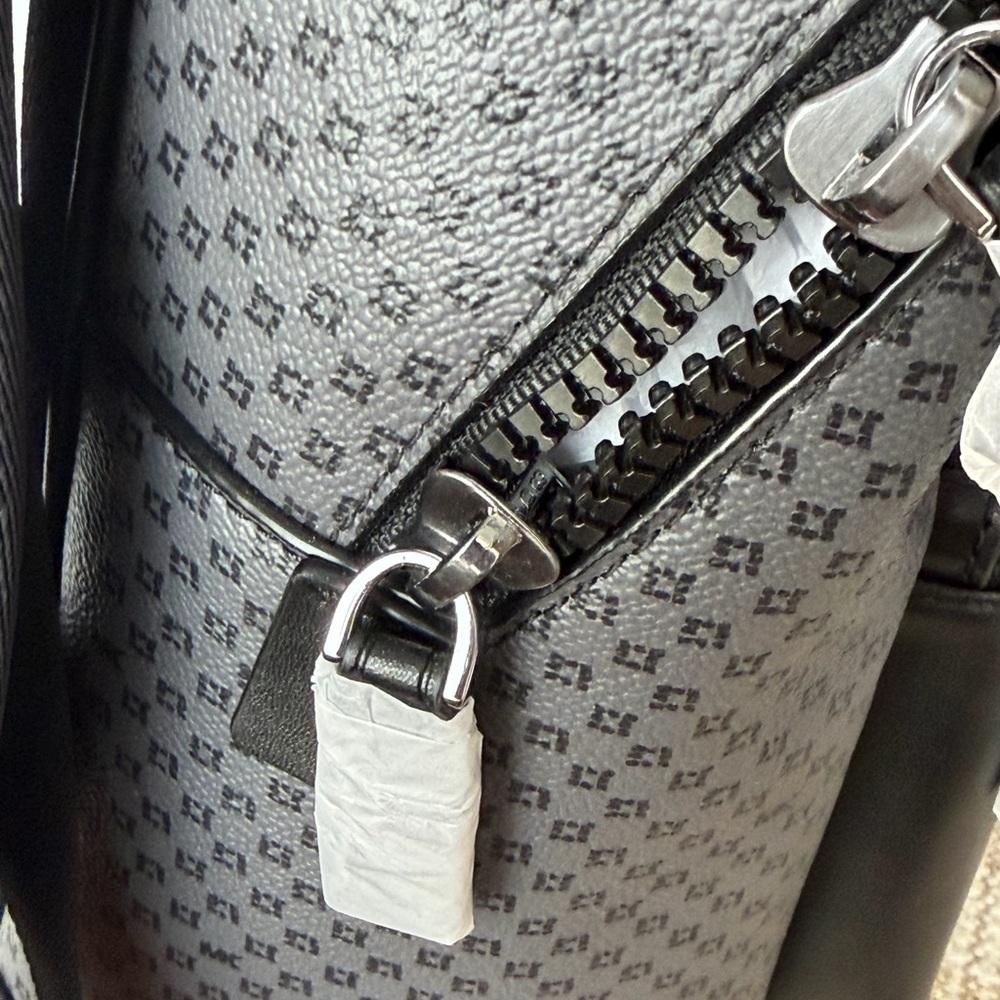 Michael Kors Gray and Black Men's Backpack - Picture 3 of 5